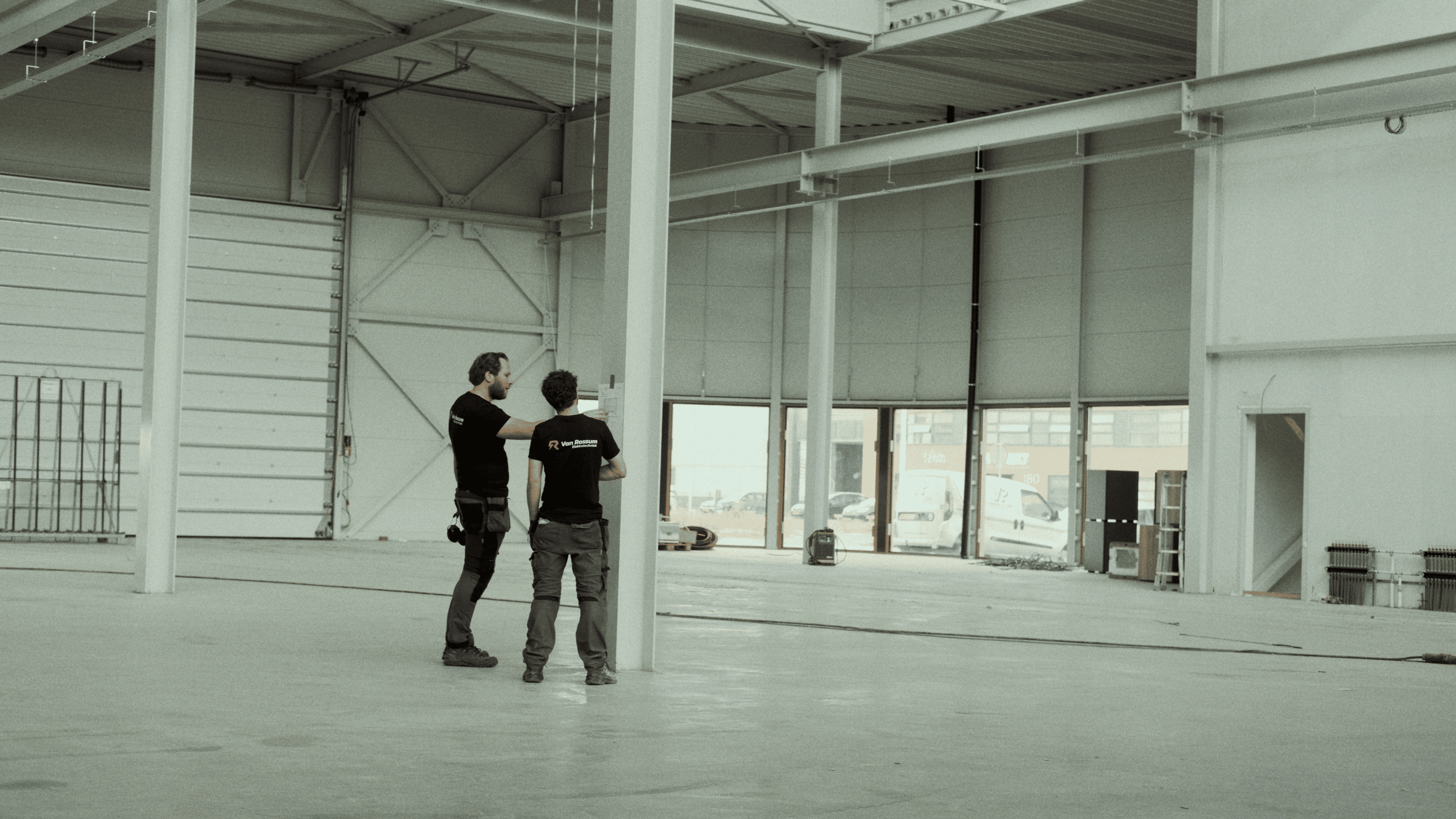 elektrotechnisch bedrijfshal